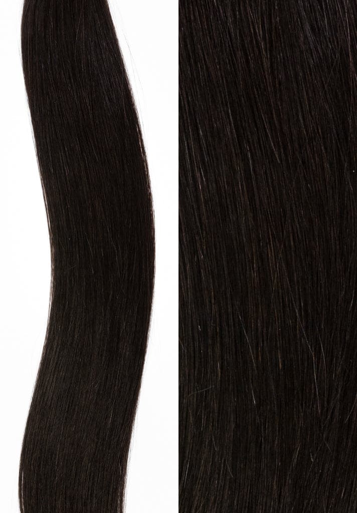 Tape-In Pro Straight Jet Black/Darkest Brown #1B