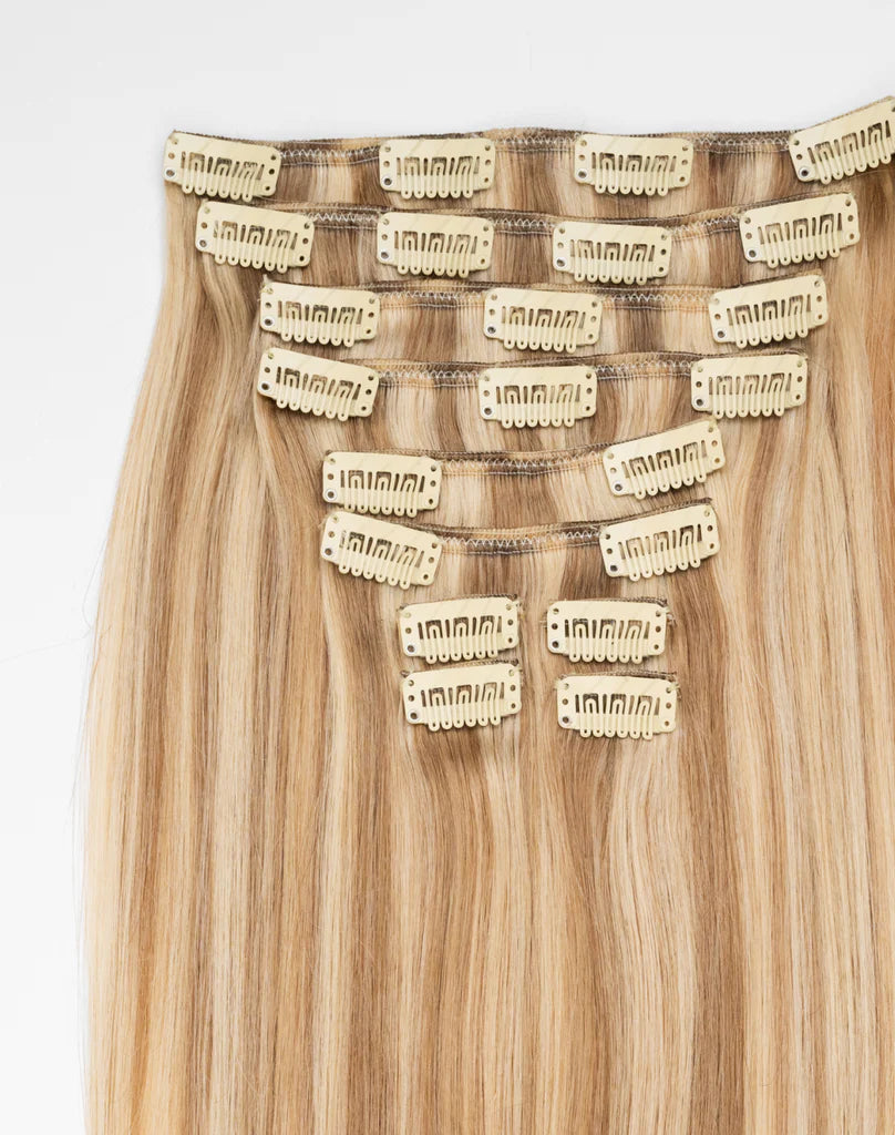 Premium Clip-In Straight Light Ash/Blond 12/600