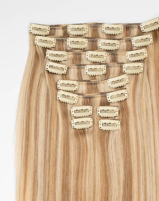 Premium Clip-In Straight Light Ash/Blond 12/600