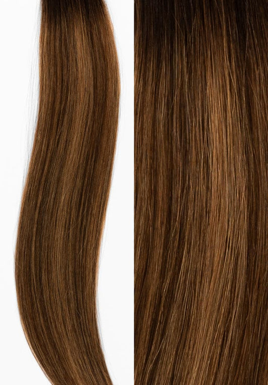 Tape-In Pro Straight Rooted Ombre #2-6/10